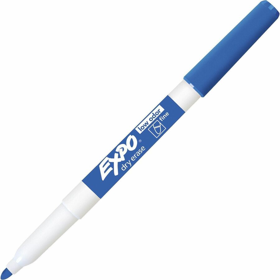 Expo Low-Odor Dry Erase Markers, Fine Point, Assorted Colors, 4 per Set