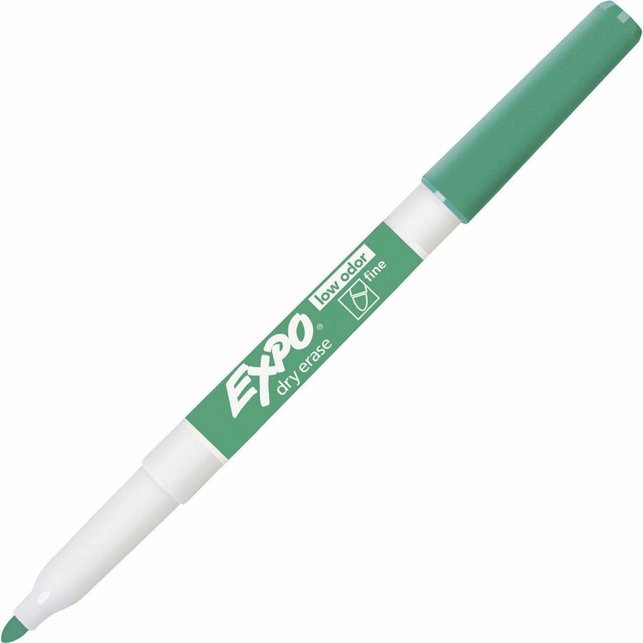 Expo Low-Odor Dry Erase Markers, Fine Point, Assorted Colors, 4 per Set