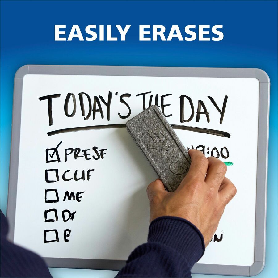 Expo Bold Color Dry-Erase Markers, Bullet Point, Blue Ink, Erasable, Low Odor, 1 Dozen