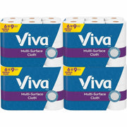 Viva Choose-A-Sheet Paper Towels, 1 Ply, 83 Sheets per Roll, Signature Soft Texture, White, 4 Rolls per Carton
