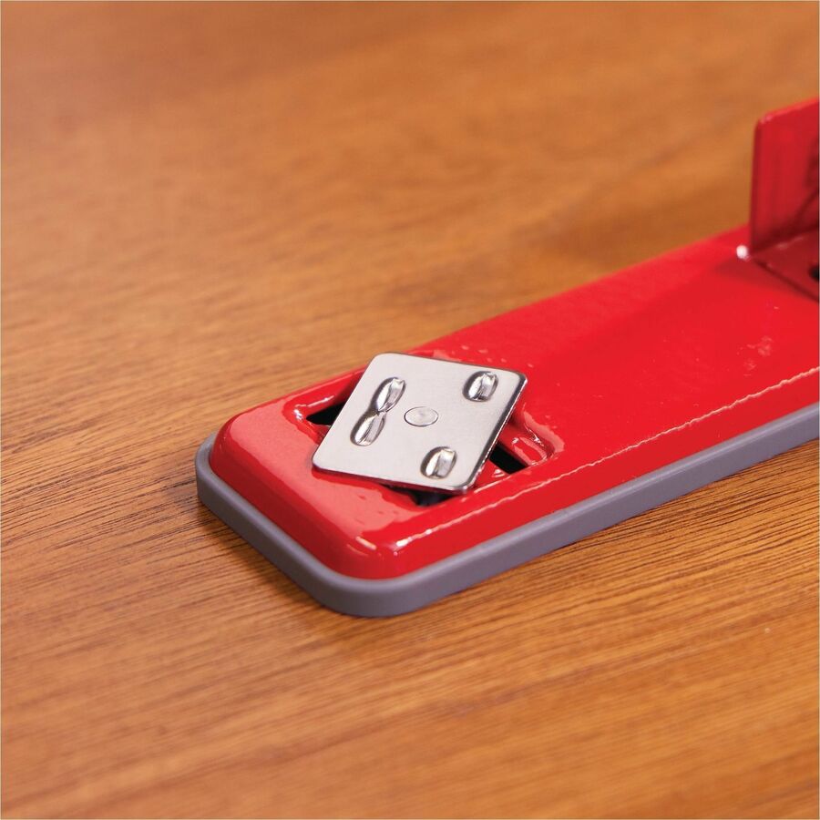 Swingline Cub Compact Stapler, Half Strip, 105 Staple Capacity, 20 Sheet, Electric Rio Red, Metal, 1 Each