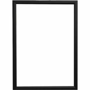 Deflecto Wall Mount Snap Frame - 19.13" x 25.25" Frame Size - Holds 18" x 24" Insert - Wall Mountable - Landscape, Portrait - Lightweight, Front Loading, Anti-glare - Aluminum, Plastic - Black - 1 Each