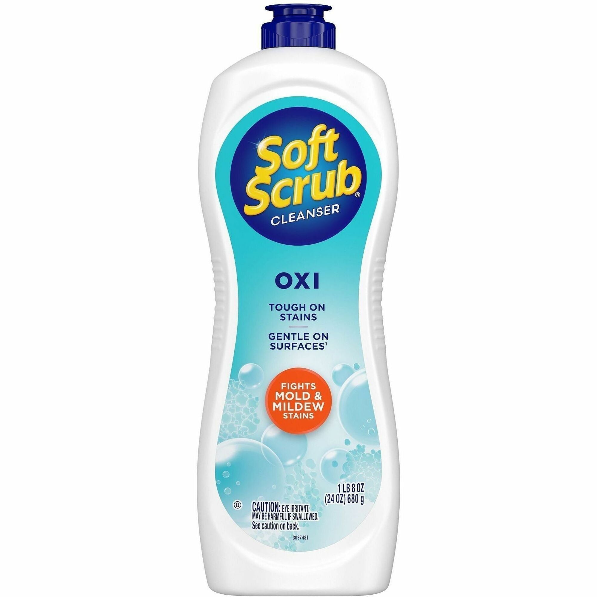 Soft Scrub Total Bath/Kitchen Cleanser - For Multipurpose - Scrubber - 24 fl oz (0.8 quart) - Fresh Scent - Cleanse, Kosher - White - 1 Each