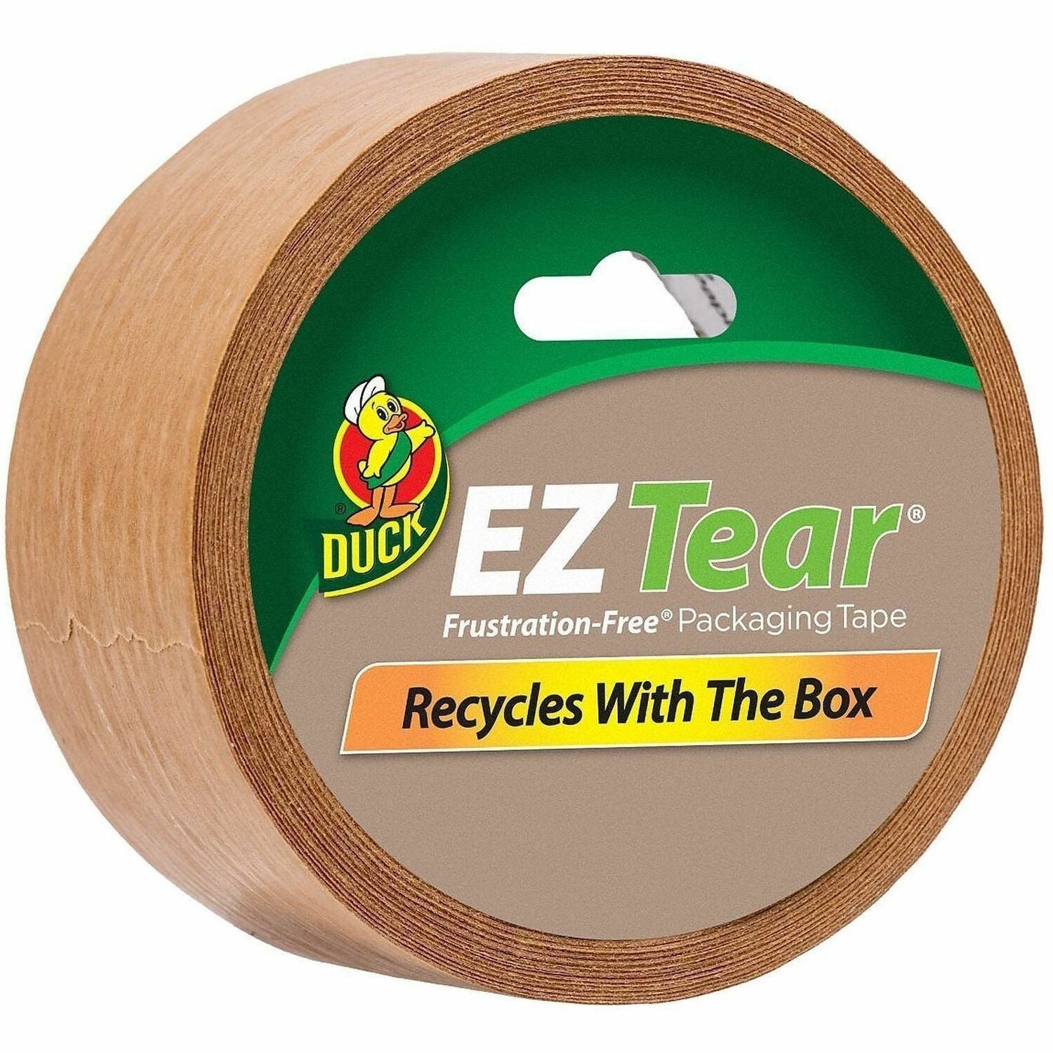25 yd Length x 1.88" Width - Kraft - Paper - Kraft Paper Backing - Rubber Adhesive - For Packaging, Labeling, Sealing - 1 Each