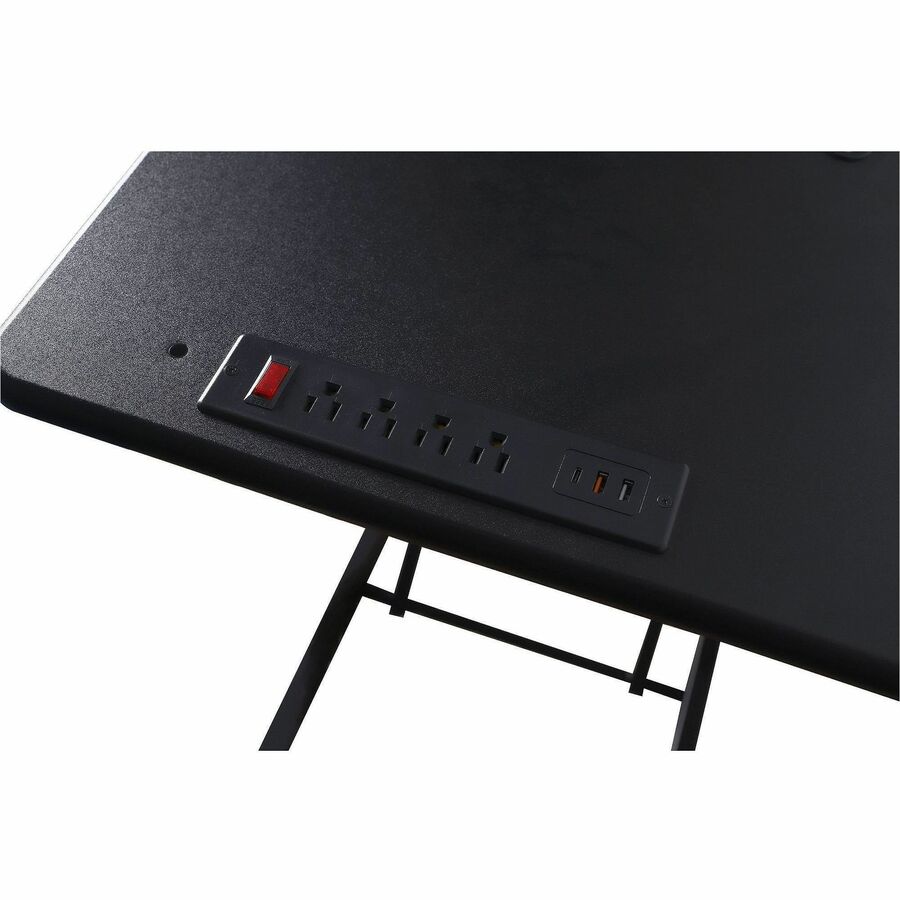 Rocelco Electric Desk Riser & Dual Monitor Mount