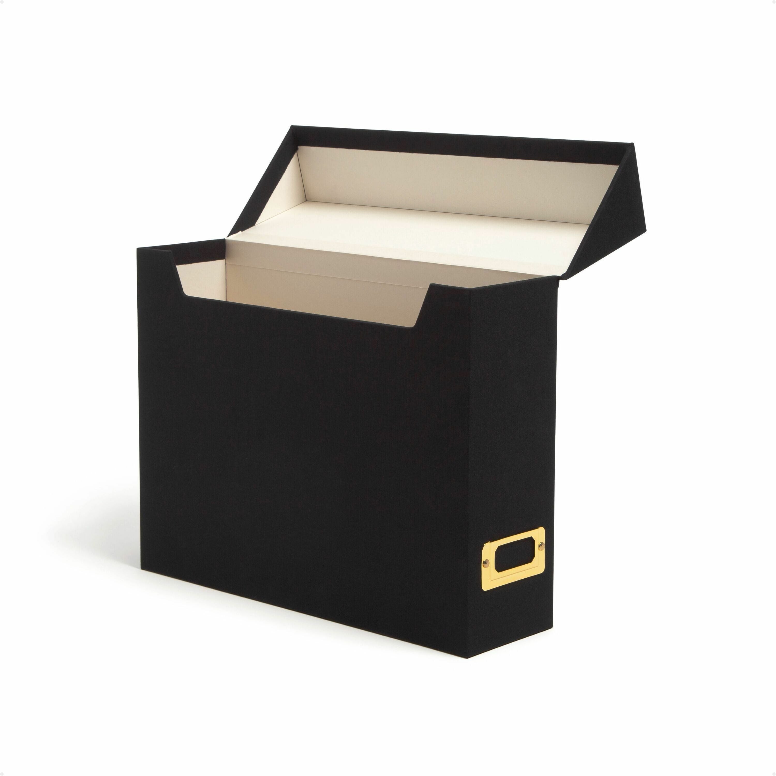 Smead Letter Recycled Box File - 8 1/2" x 11" - Paper, Metal, Linen, Stock - Charcoal - Space Saving, Textured, Labeling Area, Acid-free - 50% Recycled - 1 Each