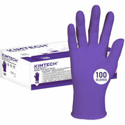 Kimtech Purple Nitrile Exam Gloves, Medium, 5.9 mil, 9.5" Length, Textured Fingertip, Non-sterile, Latex-free, Powder-free, Durable, Recyclable, Purple, 100/Box