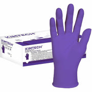 Kimtech Purple Nitrile Exam Gloves, X-Large, 5.9 mil Thickness, 9.5" Length, Textured Fingertip, Non-sterile, Durable, Latex-free, Recyclable, Powder-free, 90 Gloves per Box, Purple
