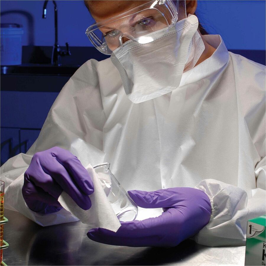 Kimtech Purple Nitrile Exam Gloves, X-Large, 5.9 mil Thickness, 9.5" Length, Textured Fingertip, Non-sterile, Durable, Latex-free, Recyclable, Powder-free, 90 Gloves per Box, Purple