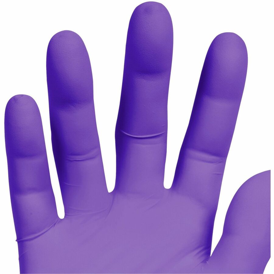 Kimtech Purple Nitrile-Xtra Exam Gloves, X-Large, 5.9 mil Thickness, 12" Length, Textured Fingertip, Powder-free, Latex-free, Silicone-free, Non-sterile, Durable, Comfortable, Purple, 10 Gloves per Carton