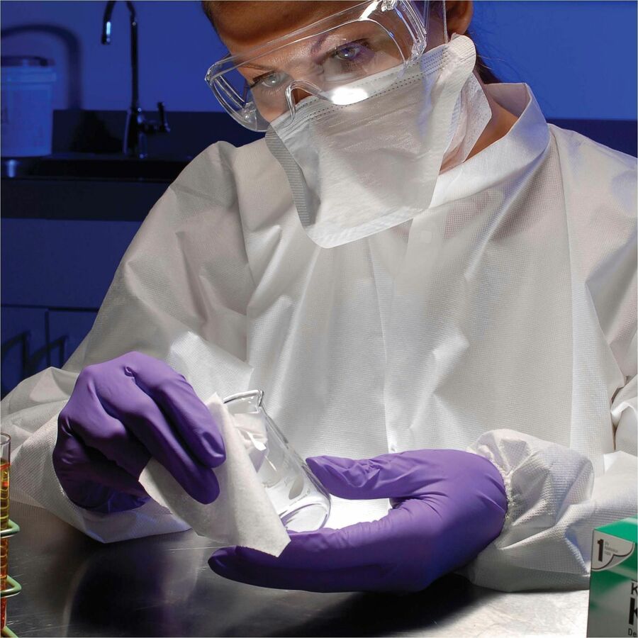 Kimtech Purple Nitrile-Xtra Exam Gloves, Small, 5.9 mil, 12" Length, Ambidextrous, Beaded Cuff, Textured Fingertip, Non-sterile, Powder-free, Latex-free, Durable, Comfortable, Recyclable, 10 Gloves per Carton