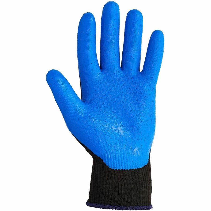 Oil, Grease Protection - 7 Size Number - Small Size - Nitrile Foam, Nylon - Blue - Abrasion Resistant, Silicone-free, Washable, Breathable - For Multipurpose, Automobile/Aviation Industry, Metal Handling, Glass Handling, Wood Handling - 1 Pack