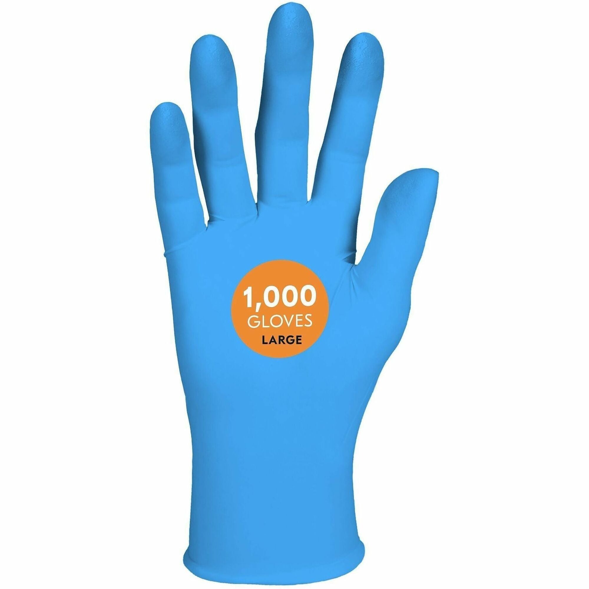 KleenGuard G10 2Pro Nitrile Gloves, Large, 6 mil, 9.5" Length, Blue, Ambidextrous, Powder-Free, Touchscreen Capable, Textured Fingertips, Latex-Free, Recyclable, 100/Box