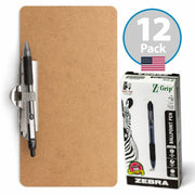 Officemate 83158 Receipt Clipboard, Side Clip, 12pk