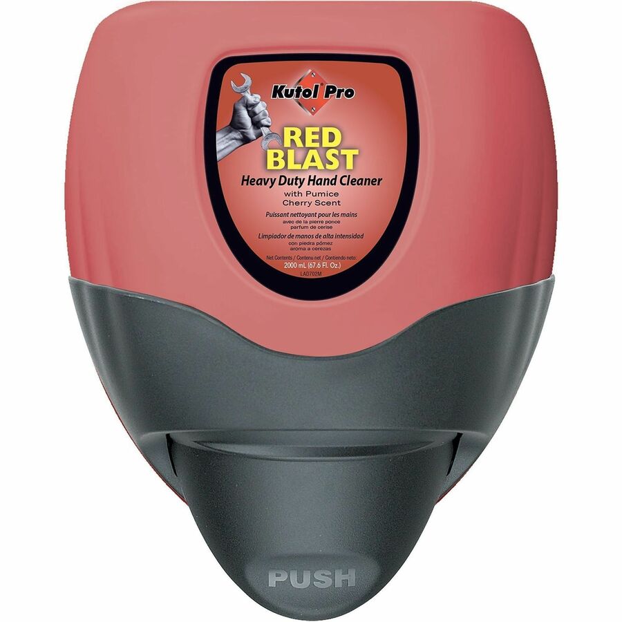 Cherry Scent - 2.11 quart - Soil Remover, Paint Remover, Ink Remover, Oil Remover, Grease Remover, Tar Remover, Dirt Remover, Cutting Fluid Remover - Hand, Industrial - Moisturizing - Red - Heavy Duty - 4 / Carton