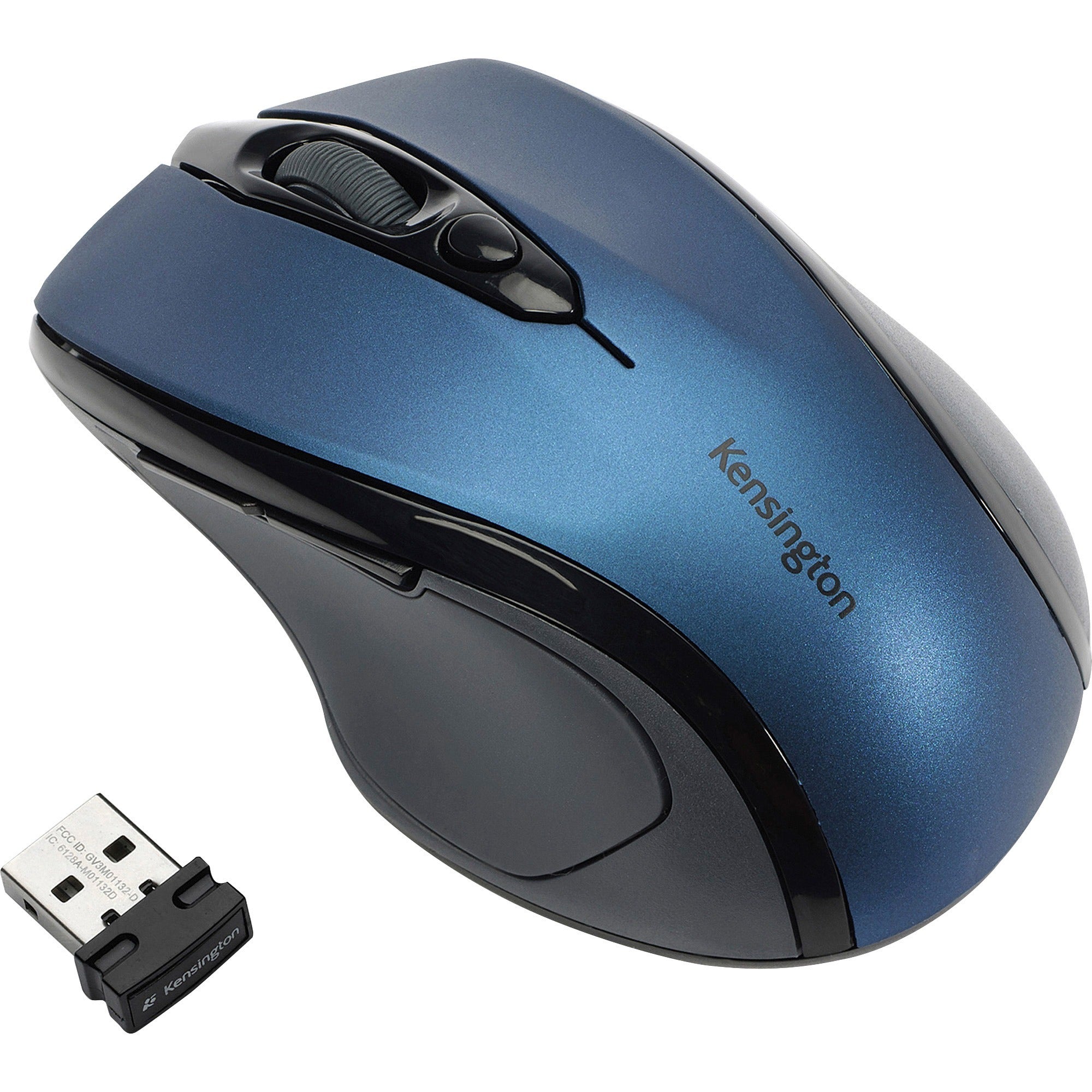 Optical - Wireless - Radio Frequency - 2.40 GHz - Sapphire Blue - USB - 1750 dpi - Scroll Wheel - 3 Button(s) - Right-handed - 1