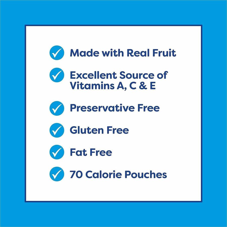 Gluten-free, Individually Wrapped - Mixed Fruit - 0.90 oz - 66 / Carton - TAA Compliant