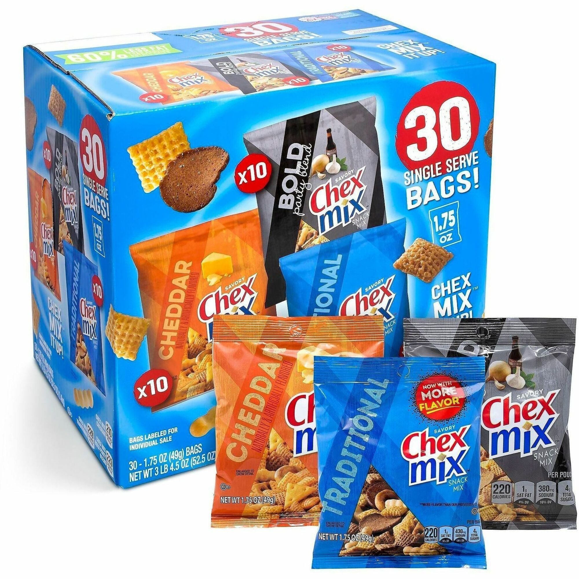 Gluten-free - Assorted - 30 - 3.09 lb - 30 / Carton