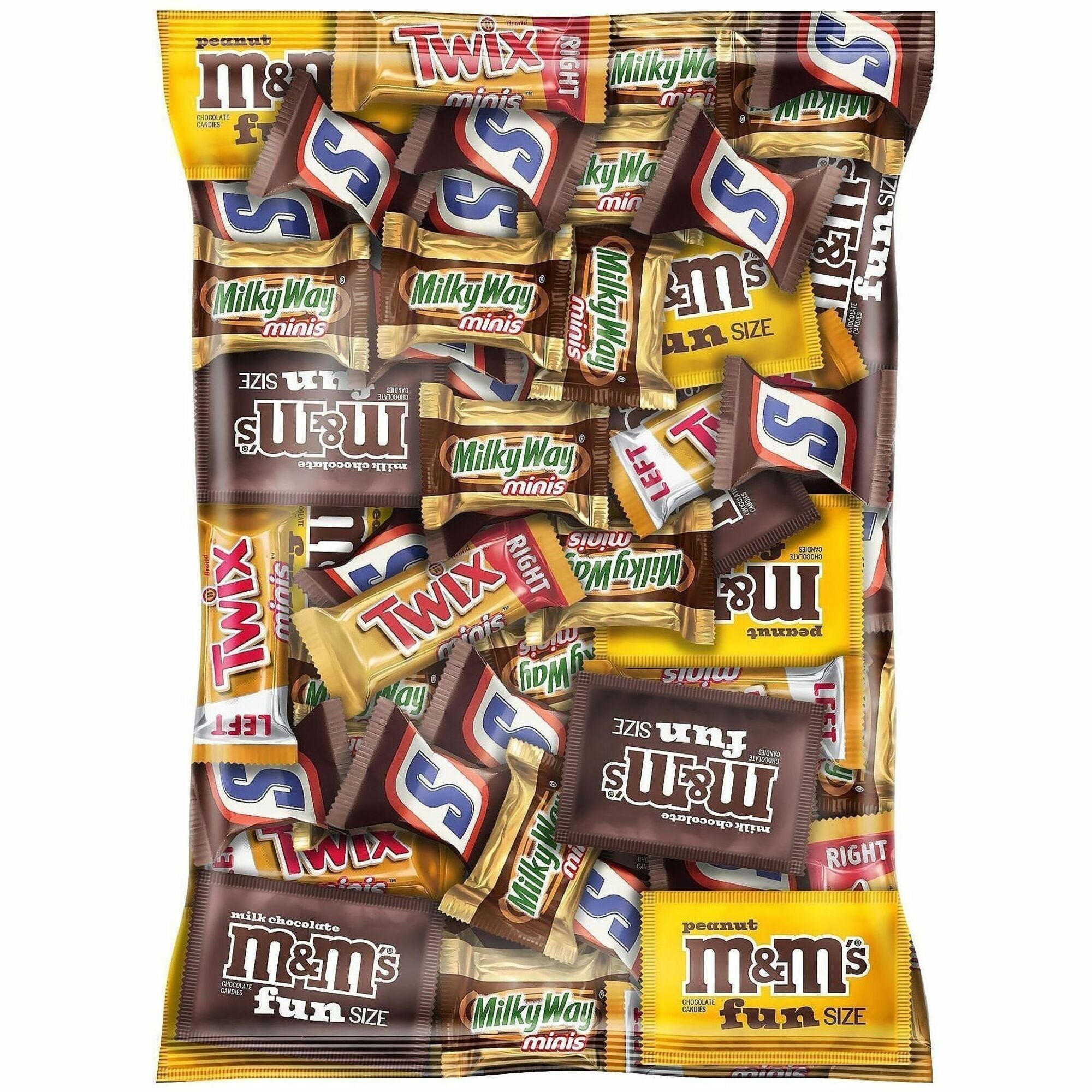 Assorted - Individually Wrapped - 3.91 lb - 1 Carton