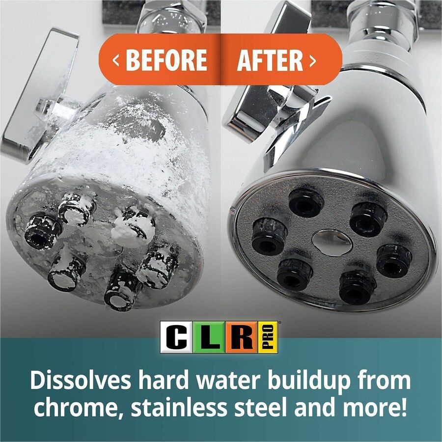 CLR Pro Calcium, Lime & Rust Remover - For Multipurpose - Spray - 128 fl oz (4 quart) - Phosphate-free - White - 1 Bottle