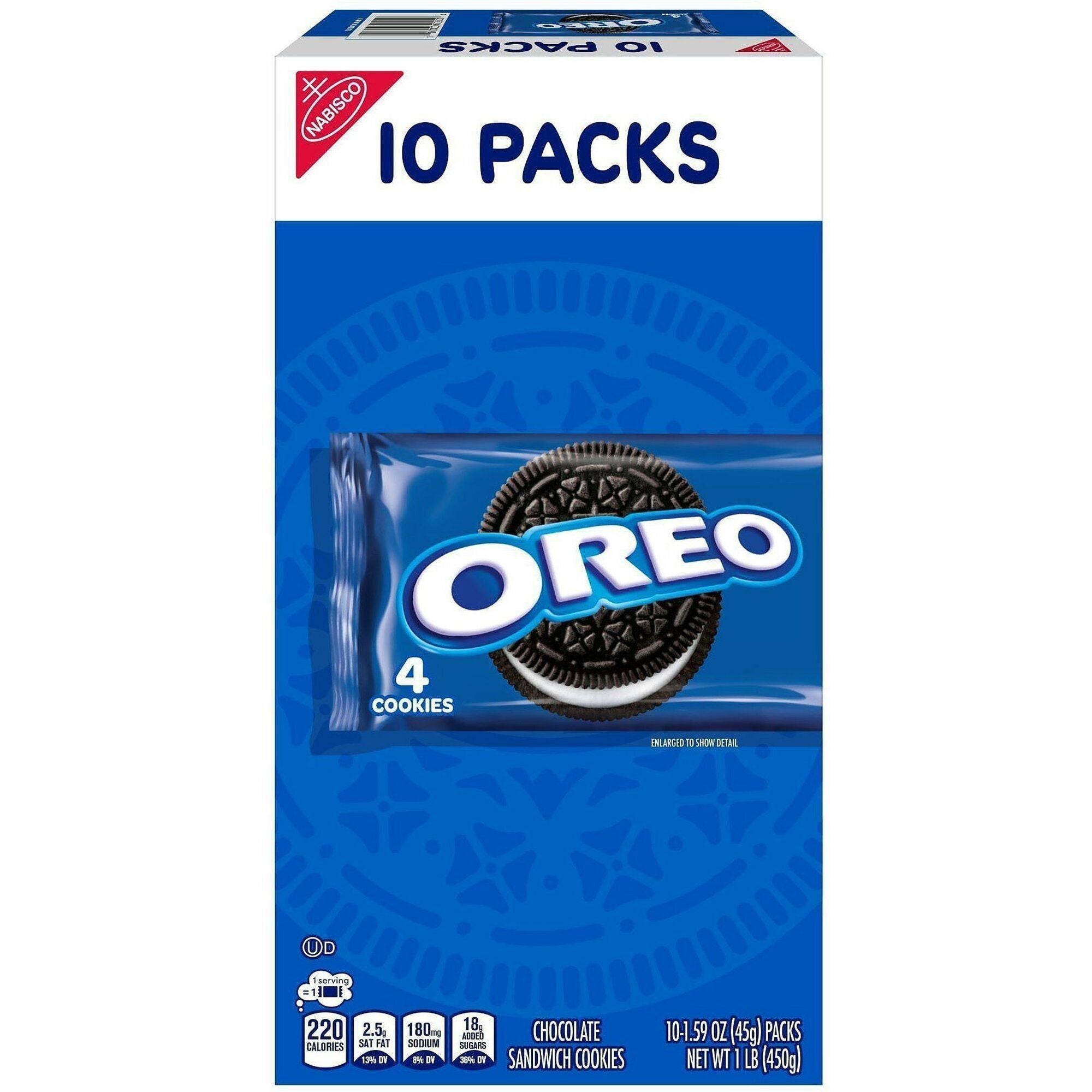 Mondelez Cookie Packs - Assorted - 10 / Box