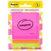 2 4/5" Flag/Note Width x 2 4/5" Flag/Note Length - Square - 36 Sheets per Pad - Pink, Green, Orange - Sticky, Repositionable, Adhesive, Removable - 1 Pack
