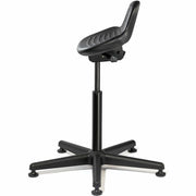 Black Seat Color - Polyurethane Seat Material - 5-star Base - Black - 1 Each