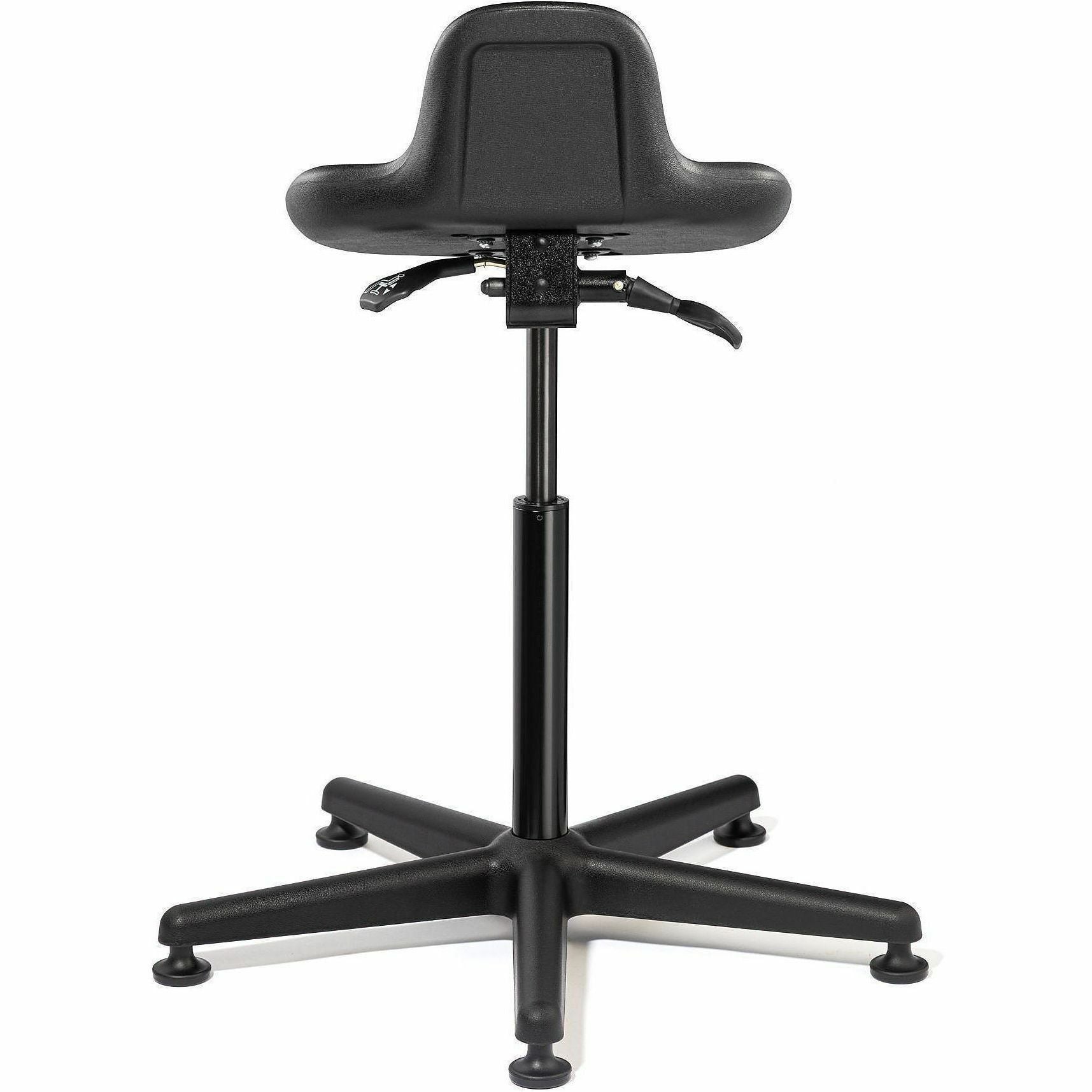 Black Seat Color - Polyurethane Seat Material - 5-star Base - Black - 1 Each