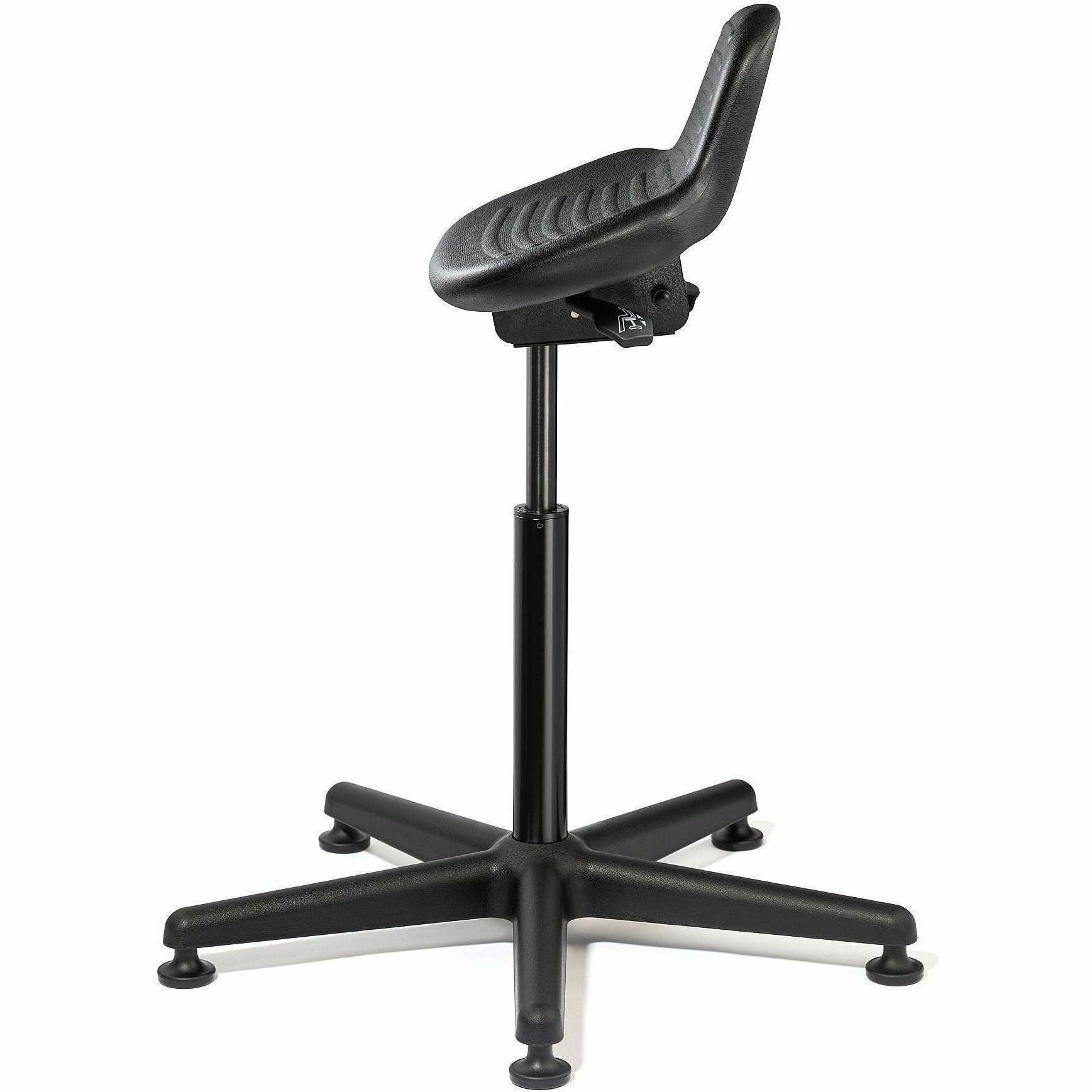 Black Seat Color - Polyurethane Seat Material - 5-star Base - Black - 1 Each