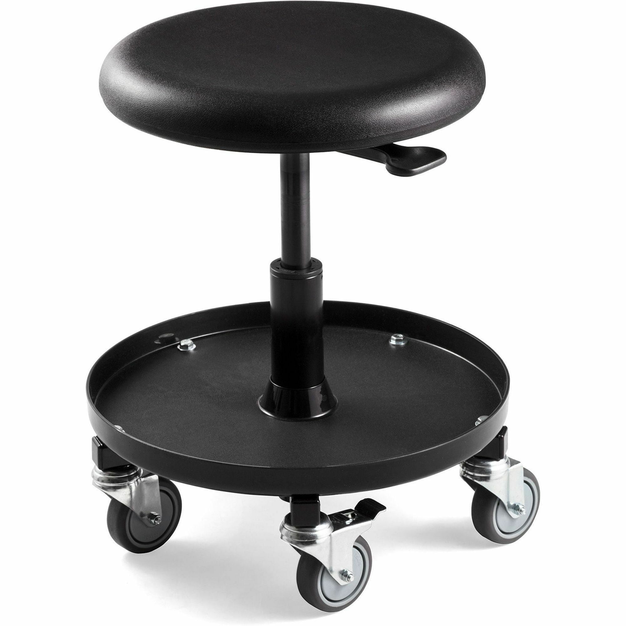 Polyurethane Seat Material - 5-star Base - Black - 1 Each