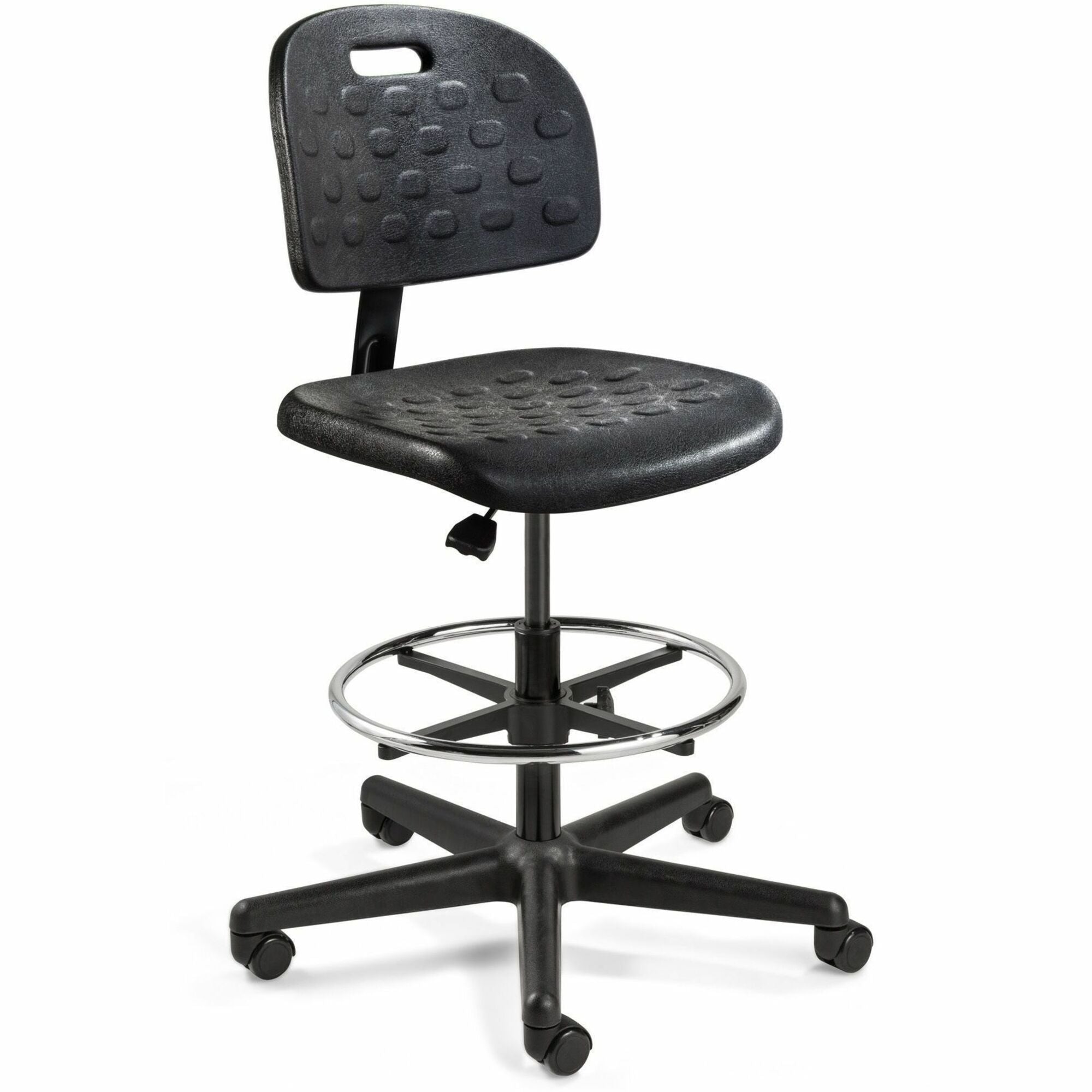 Polyurethane Seat Material - 5-star Base - Black - 1 Each