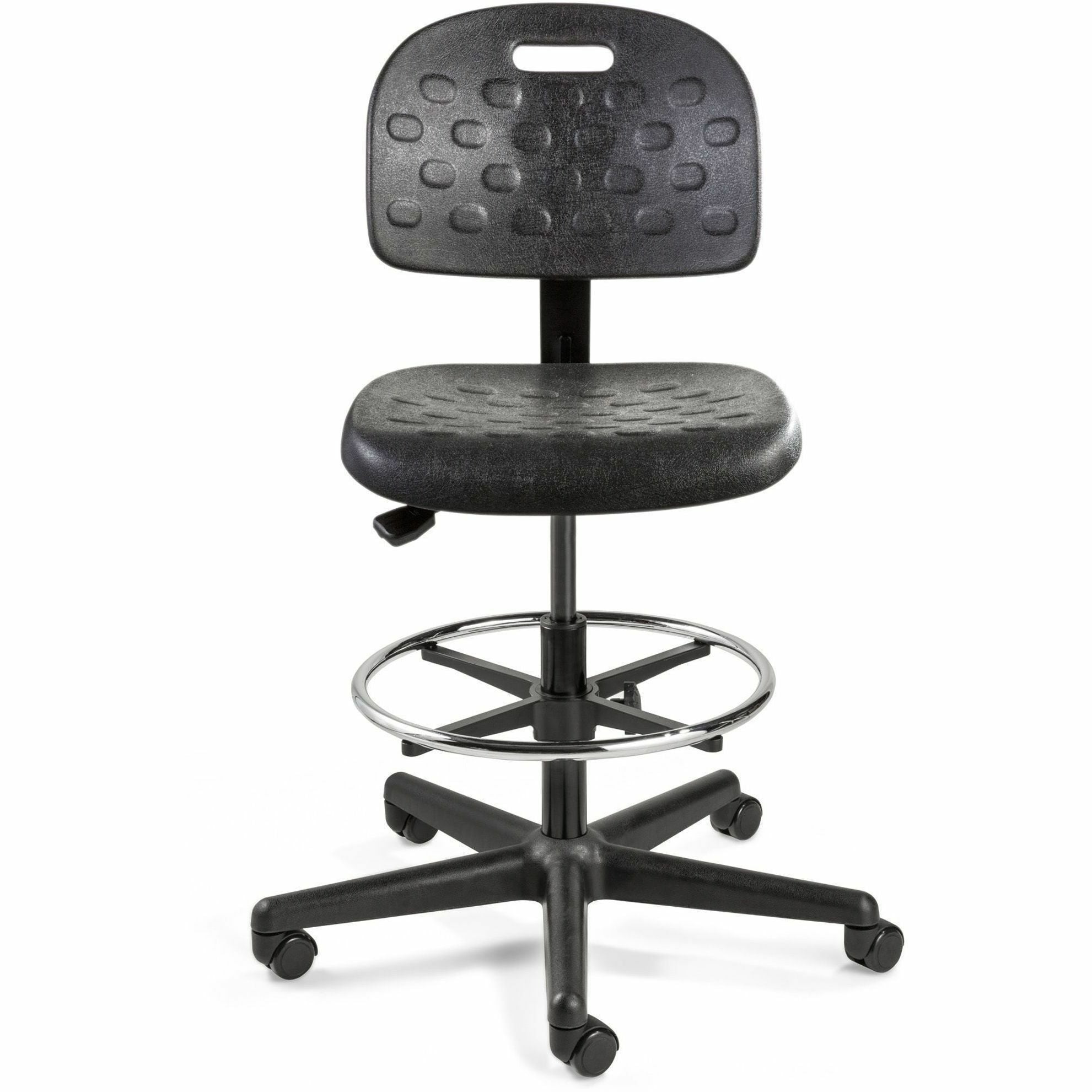Polyurethane Seat Material - 5-star Base - Black - 1 Each
