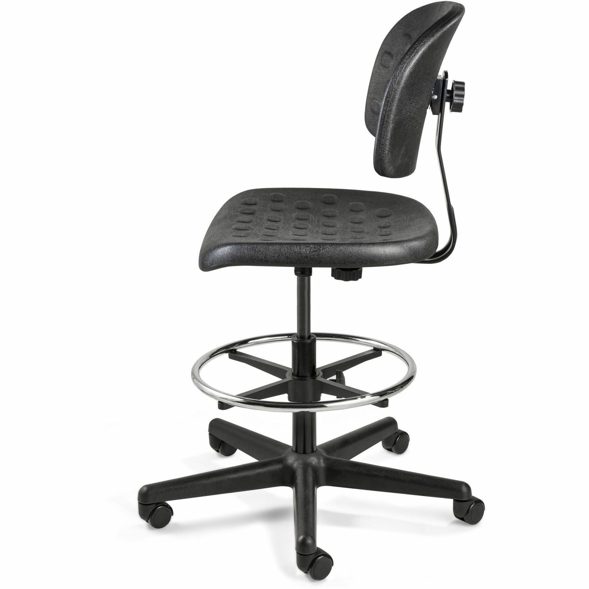 Polyurethane Seat Material - 5-star Base - Black - 1 Each