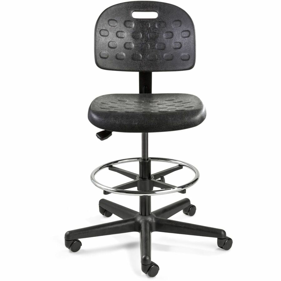 Polyurethane Seat Material - 5-star Base - Black - 1 Each