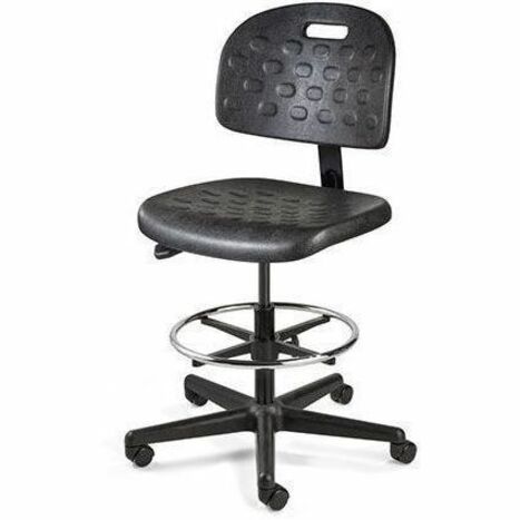 Polyurethane Seat Material - 5-star Base - Black - 1 Each