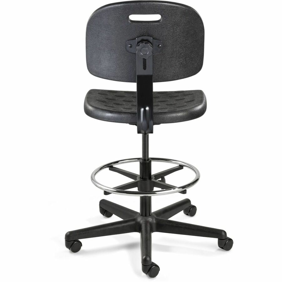 Polyurethane Seat Material - 5-star Base - Black - 1 Each