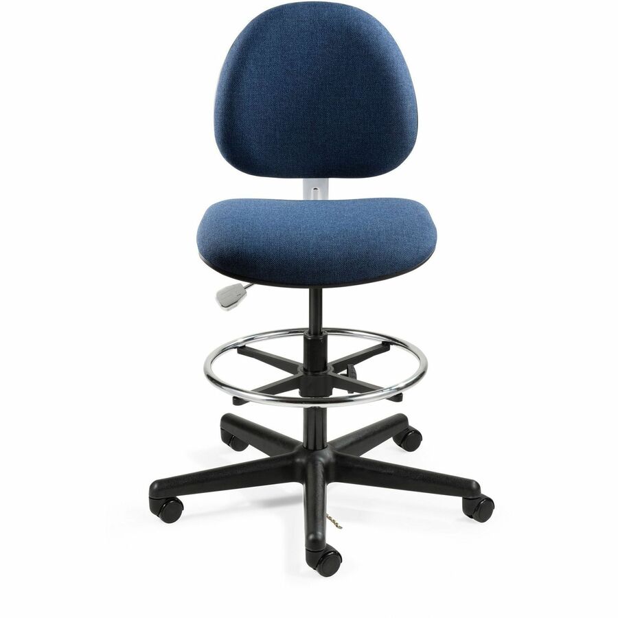 Navy Seat Color - Navy Back Color - 5-star Base - Fabric - 1 Each