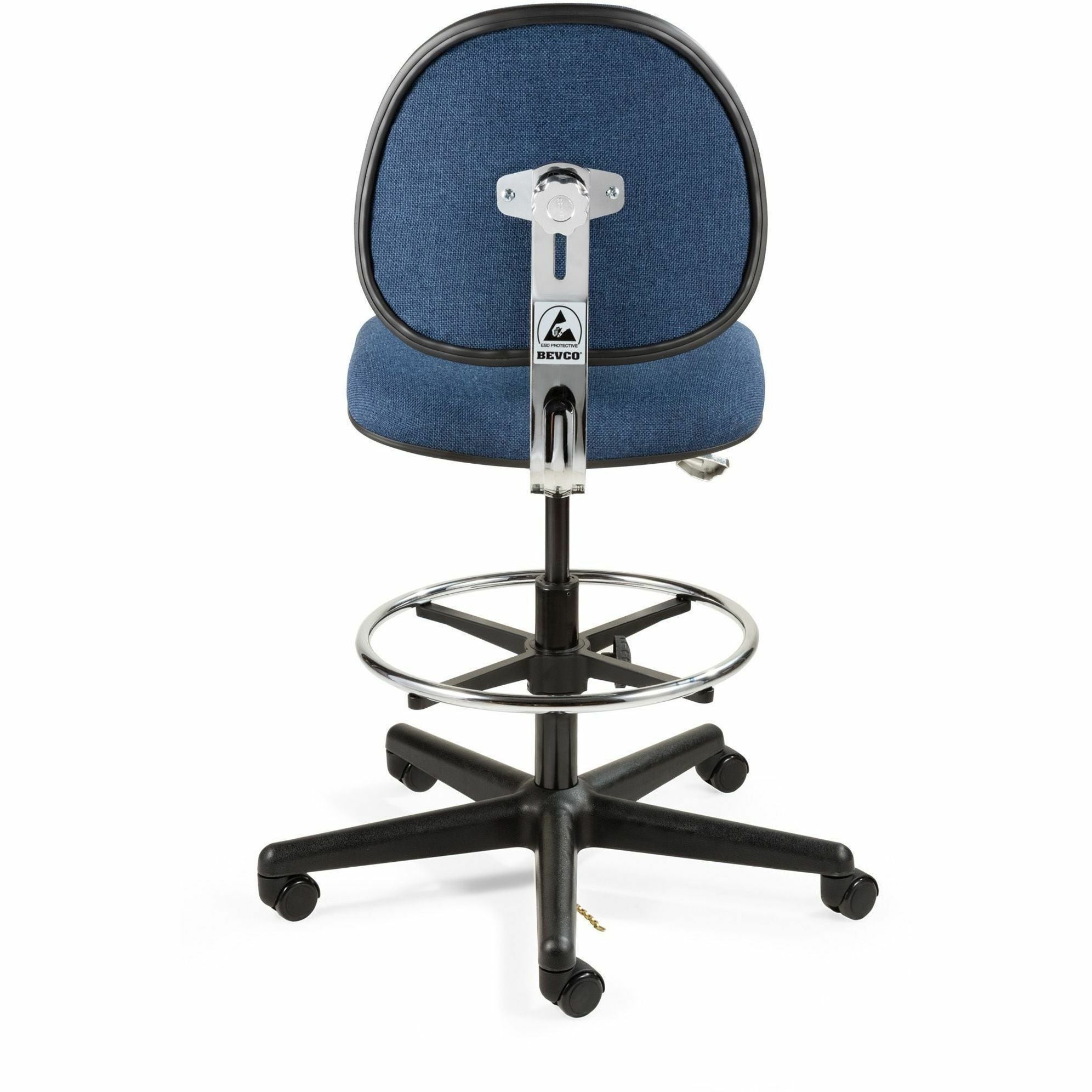 Navy Seat Color - Navy Back Color - 5-star Base - Fabric - 1 Each