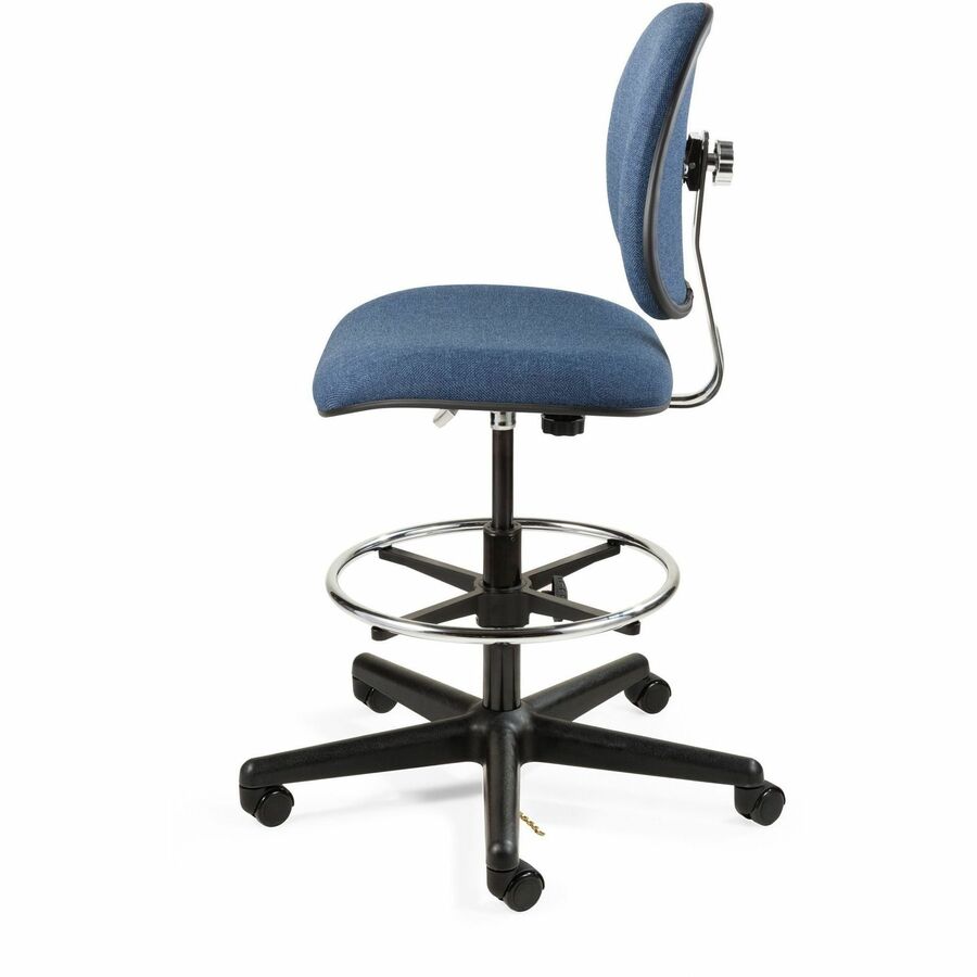 Navy Seat Color - Navy Back Color - 5-star Base - Fabric - 1 Each