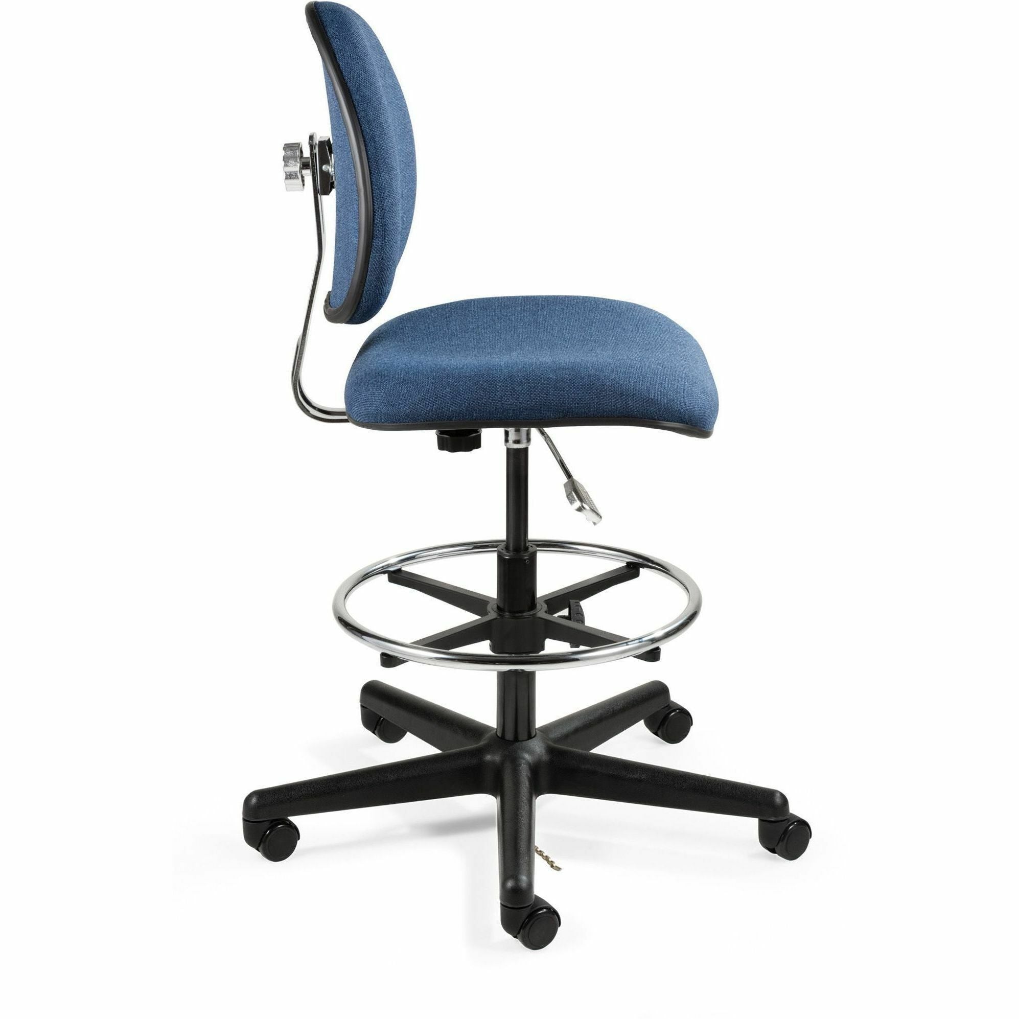 Navy Seat Color - Navy Back Color - 5-star Base - Fabric - 1 Each