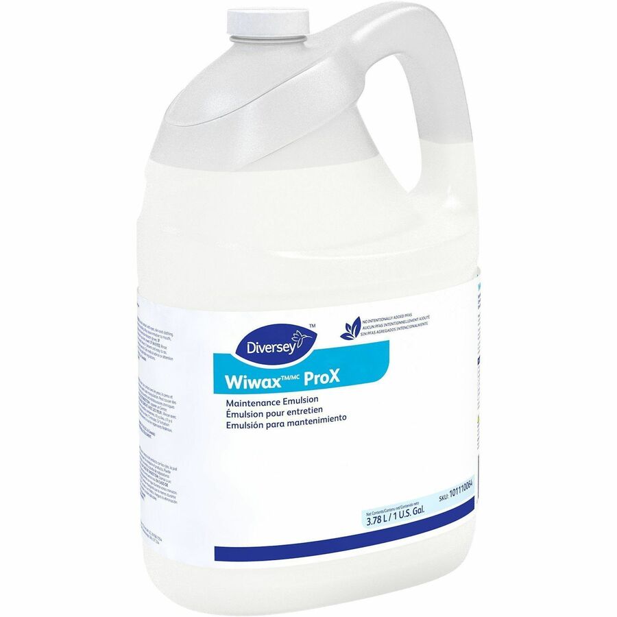 Diversey Care Wiwax Cleaning/Maintenance Emulsion - For Multi Surface - Concentrate - Liquid - 128 fl oz (4 quart) - 8.5 pH - Characteristic Scent - White Bottle - 1 Each