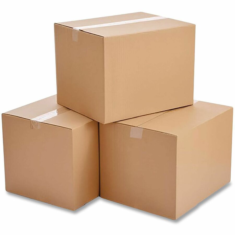 Universal Shipping Case, 6" x 6" x 6", Flap Closure, Corrugated Brown Kraft, 25/Bundle