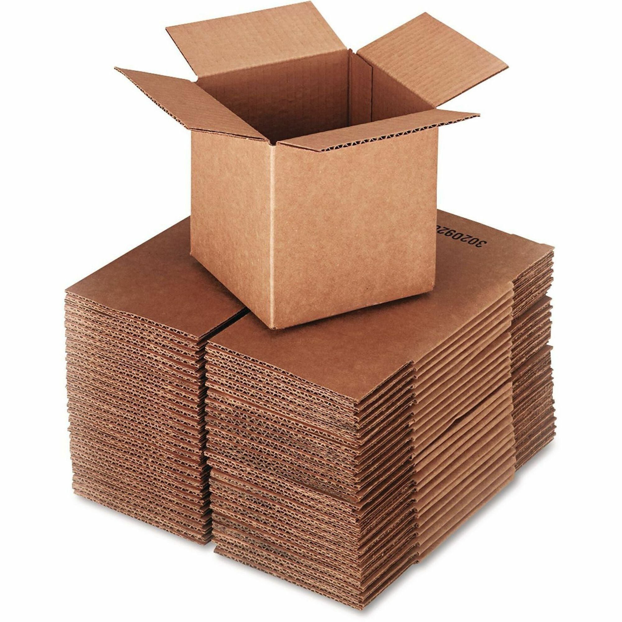 Universal Shipping Case, 6" x 6" x 6", Flap Closure, Corrugated Brown Kraft, 25/Bundle
