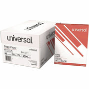 Universal Copy Paper, 92 Brightness, 20 lb, White, 8 Reams per Case, 500 Sheets per Ream, 4000 Sheets Total