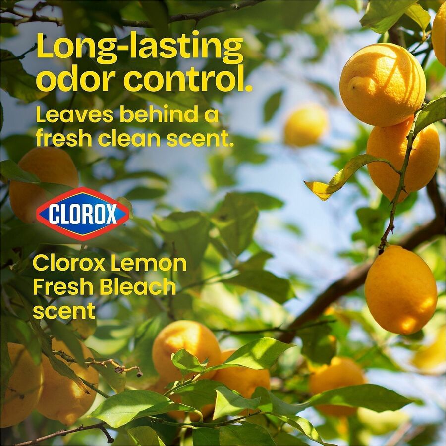 Glad Medium Drawstring Trash Bags, Lemon Fresh Bleach Scent, 8 Gallon, White, Drawstring Closure, 26 Bags
