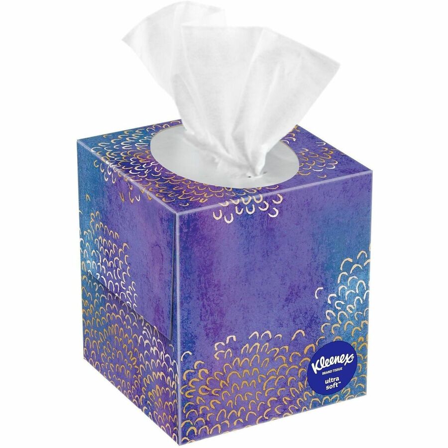 Kleenex Ultra Soft Tissues, 3-Ply, White, 1 Box