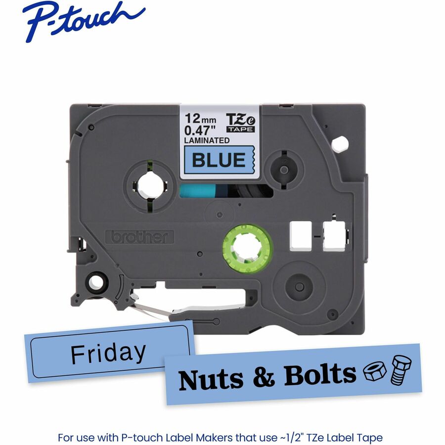Brother P-touch TZe Laminated Label Tape