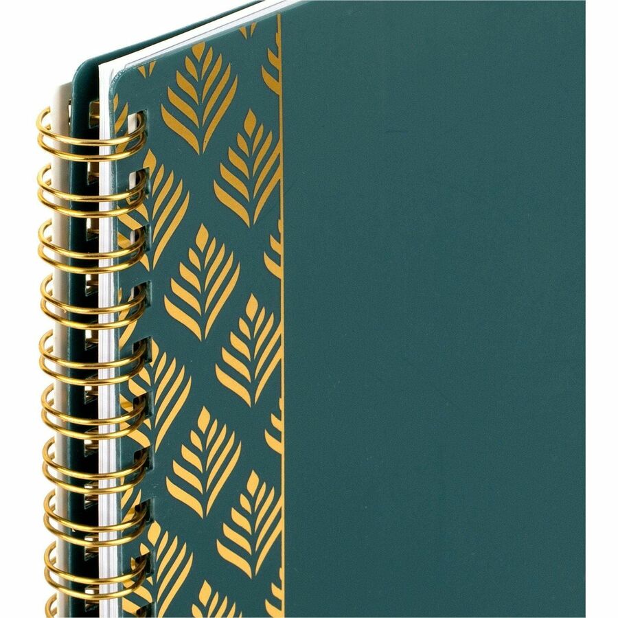 Cambridge WorkStyle Monthly Planner, 12-Month, Jan-Dec 2026, Letter Size 8.5" x 11", Twin Wire, Teal Poly Cover, Tabbed, Double-Sided Pocket, 2" x 1.75" Blocks, 1 Each