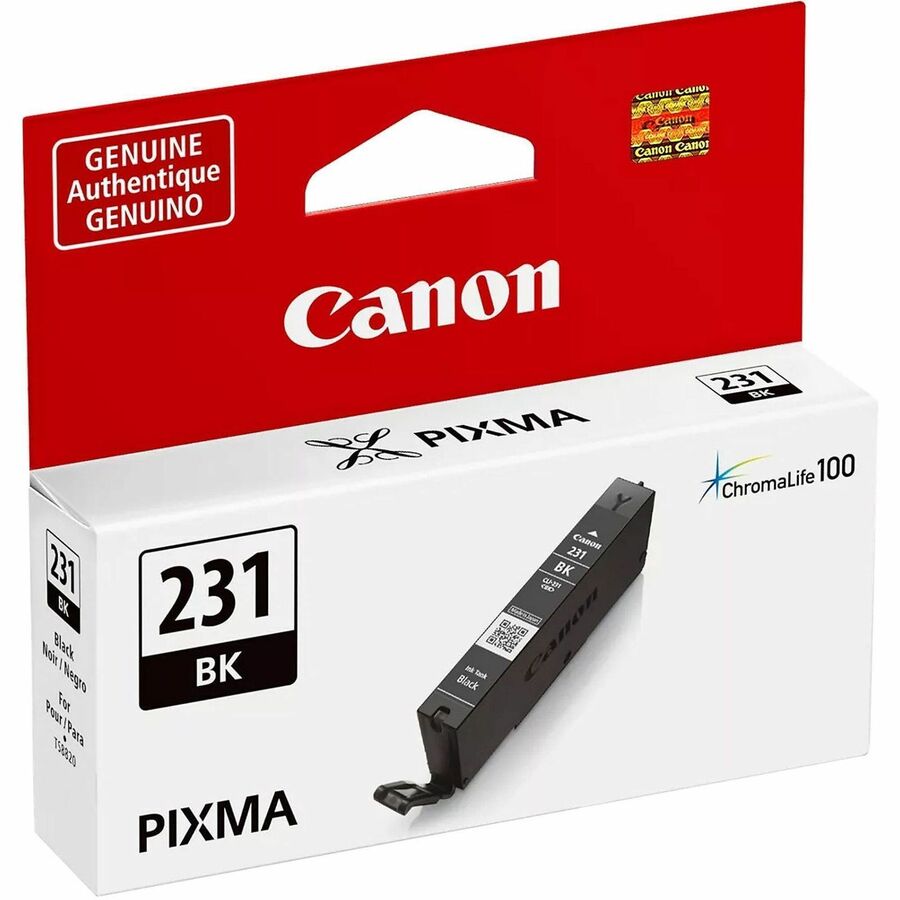 Canon CLI-231 Original Standard Yield Inkjet Ink Cartridge - Black - 1 Each