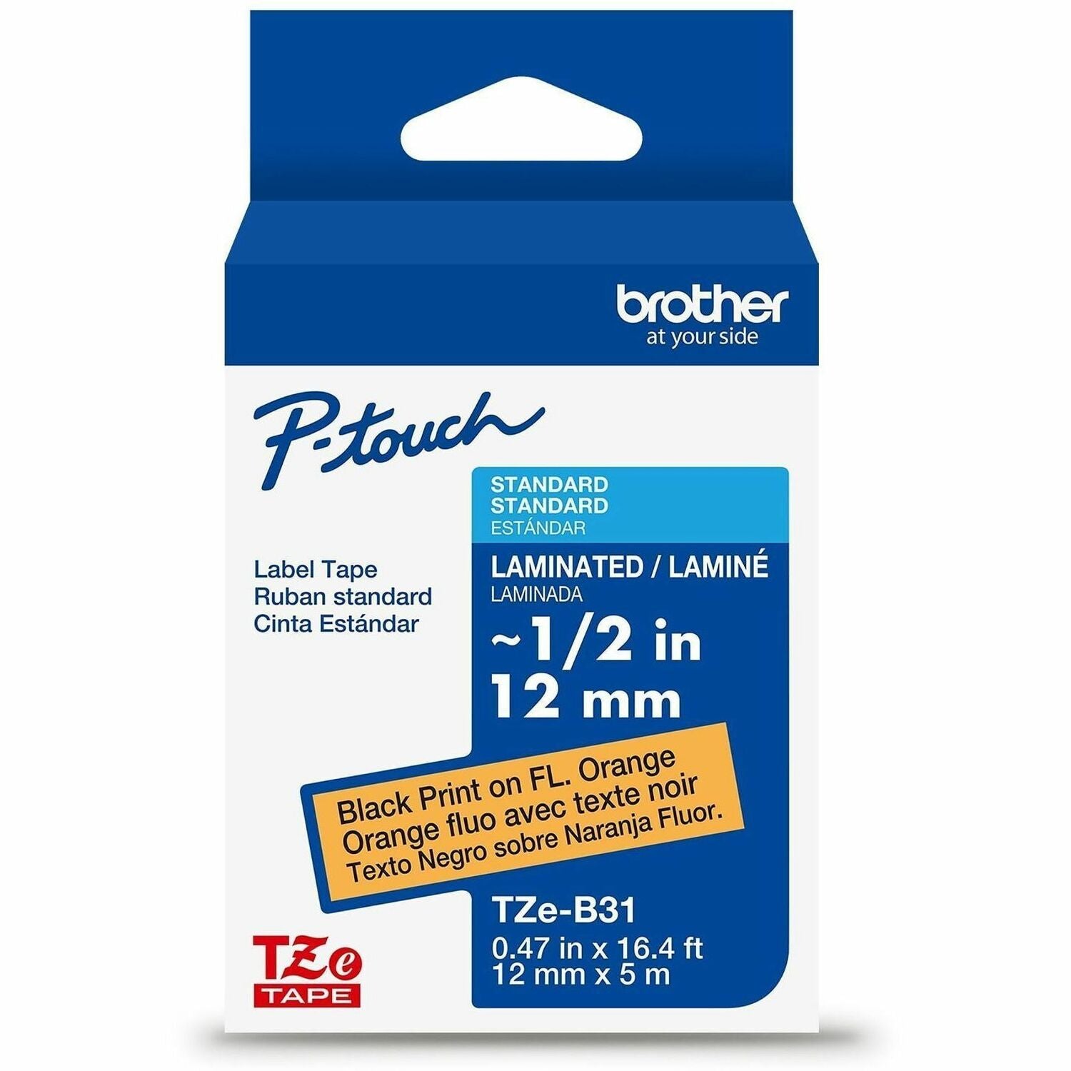 Brother P-touch TZe Laminated Label Tape
